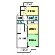 桜花城レジデンスの間取り画像