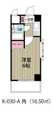 フェースタワー2(K-030)の間取り画像