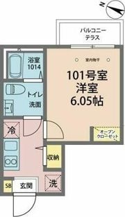 カインドネス一之江の間取り画像
