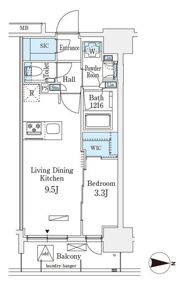 アヴァンカーサ町屋の間取り画像