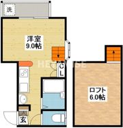 スカイコート錦の間取り画像
