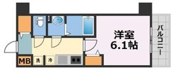 アドバンス大阪メルディアの間取り画像