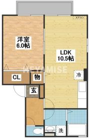 リヴィエール ウィルモアの間取り画像