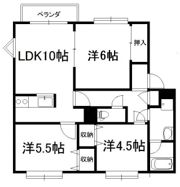 レジデンス1番館の間取り画像
