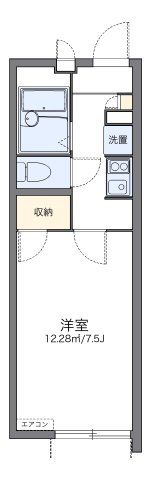 レオパレス近松Ⅱの間取り画像