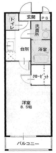 フジパレス吹田ノースの間取り画像