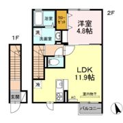 ハイツ ソレイユの間取り画像