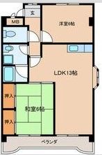 ハイム愛和の間取り画像