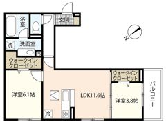 campanella庚午北の間取り画像