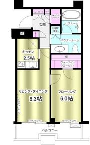 マスタービューレジデンスの間取り画像