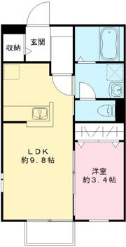 アンティエールBの間取り画像