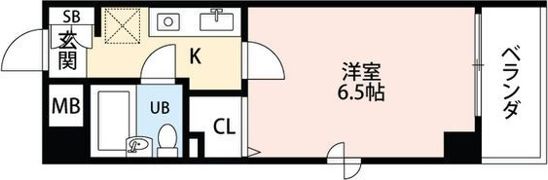 エスリード北梅田の間取り画像