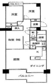 クローバー・メゾン東桃山台の間取り画像