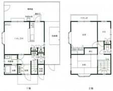 TOAハウス Cの間取り画像