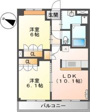 Gently麻生田の間取り画像