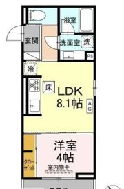 D'Bless和田町の間取り画像