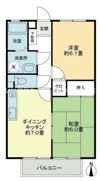 フォブールタウン成合Bの間取り画像