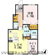 フローリーの間取り画像
