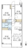 ISM武蔵浦和の間取り画像