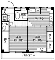 ビレッジハウス根岸2号棟の間取り画像