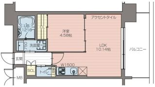 プレジオ阿波座の間取り画像