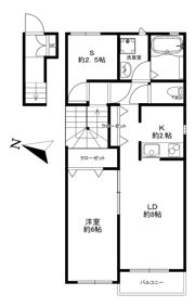 BRICKS本山A棟の間取り画像