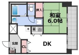 アーバンエース上本町パルの間取り画像
