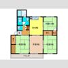 公社清和台住宅5号棟(303)の間取り画像