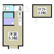 パンシオン南林間B棟の間取り画像