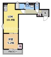 クリエオーレ元町の間取り画像