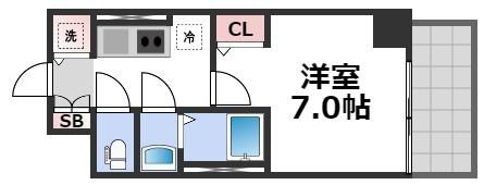 サムティ難波VIVOの間取り画像