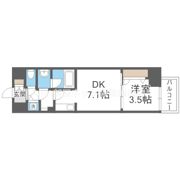 ライフフィールドなにわ本町RUELLEの間取り画像