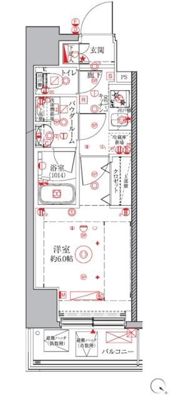 クレイシアIDZ横浜桜木町の間取り画像