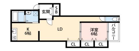 ハイツ善官谷の間取り画像