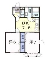 ティファニー B棟の間取り画像