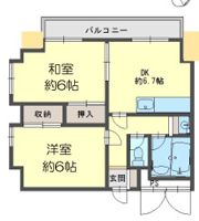 コーニッシュ豊中の間取り画像