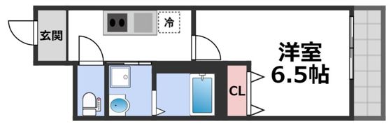 フジパレス緑橋EASTの間取り画像