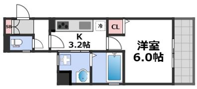 フォレストクリエオーレ中川の間取り画像