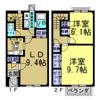 リリーブ新浜Ⅱの間取り画像