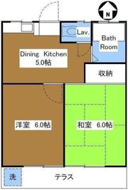 コーポ啓友関町の間取り画像