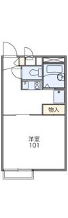レオパレスブルースカイⅠの間取り画像
