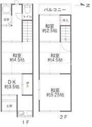朝日町テラスハウスの間取り画像