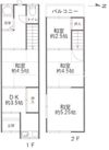朝日町テラスハウスの間取り画像
