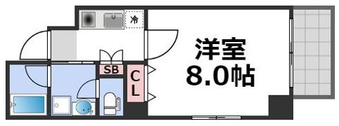 エイトステイツ玉造の間取り画像