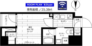 グランドコンシェルジュ蔵前の間取り画像