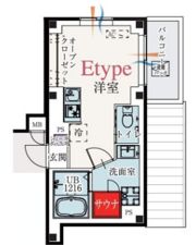 b‘CASA東伏見の間取り画像