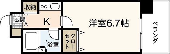 ダイアパレス昭和町の間取り画像