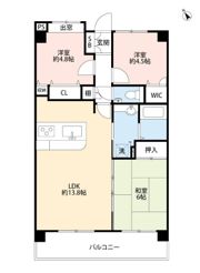コアマンション九品寺の間取り画像