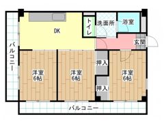 高峰グリーンマンションの間取り画像