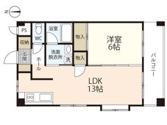 F GARDEN 厚生町 Ⅱの間取り画像